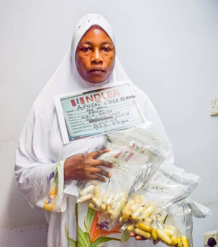 Businesswoman excretes 80 pellets of cocaine at Abuja airport