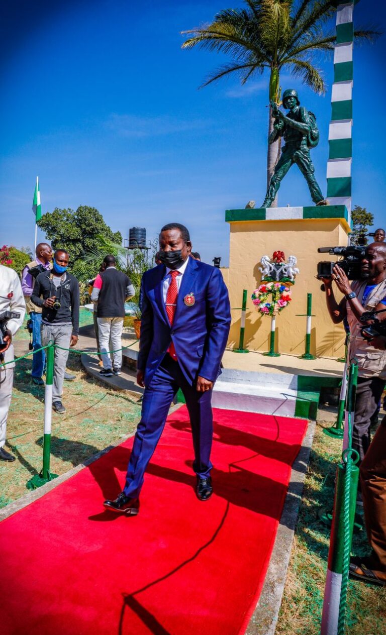 Armed Forces Remembrance Day: Gov. Lalong lays wreath to honour fallen heroes