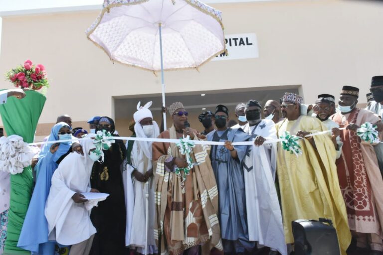 PDP board chairman, Jibrin, commissions Dambam General Hospital