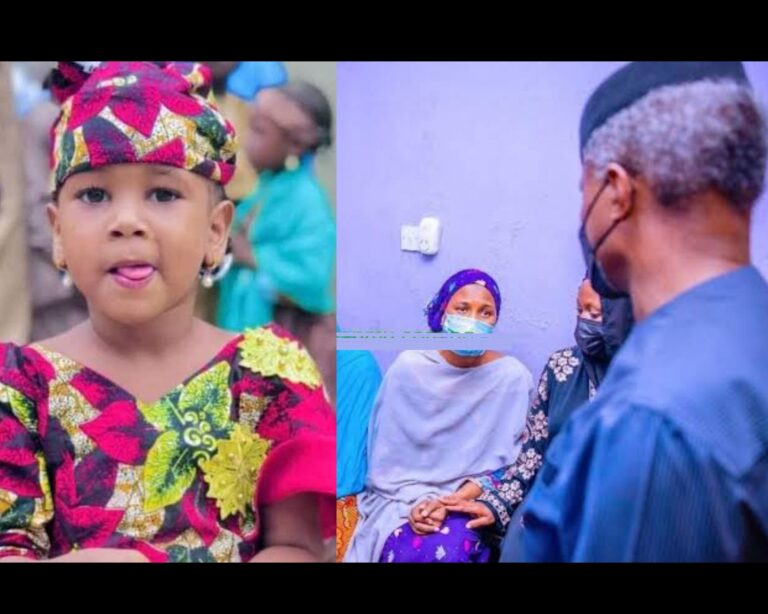 Osinbajo visits family of late 5-year-old Hanifa in Kano (video)