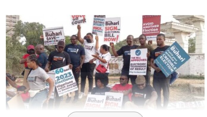 CSOs protest in Abuja, demand signing of reworked electoral bill