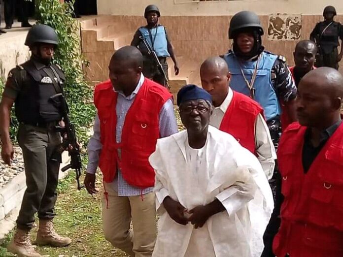 Ex-Plateau Gov. Jang narrowly escaped collapse during trial in court