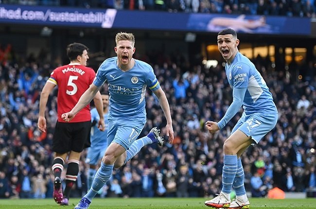 Man City thrash Man United 4-1 in Ronaldo’s absence