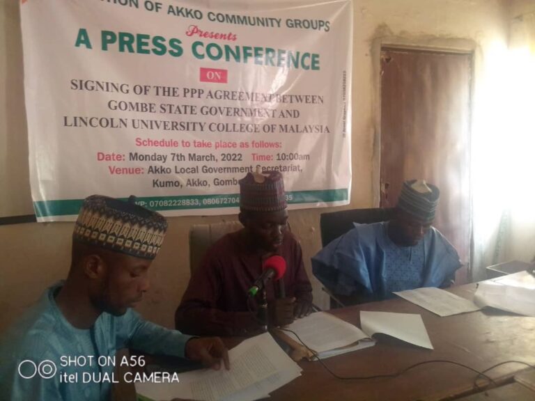 Groups laud Gombe gov’t for signing PPP with Malaysian university