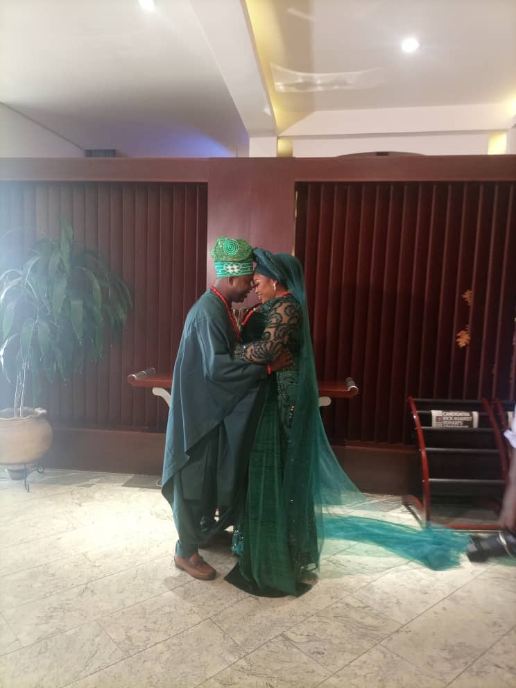 Neptune Prime felicitates with ex-staff as she ties knot with hubby (Pictures/Video)