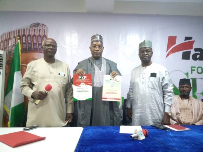 Borno South senatorial aspirant receives nomination form in Abuja