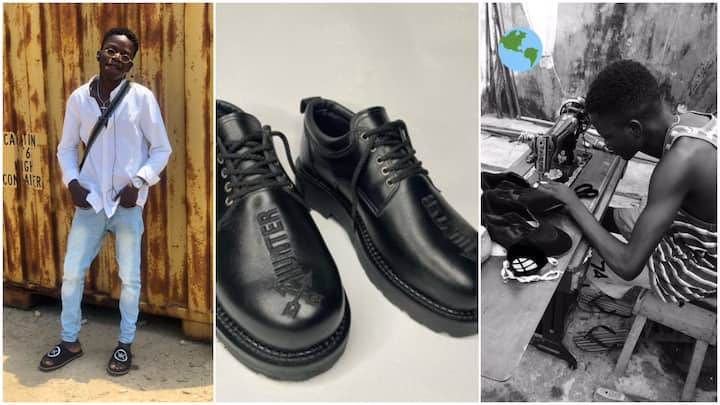 Meet undergraduate using ASUU strike to boost his shoemaking business