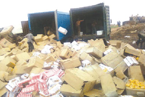 SON seizes fake food items, tyres worth N2 million in Plateau