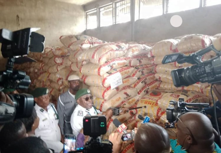 Customs intercept 1,000 bags of poisonous rice in Ogun