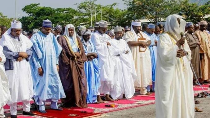 PMB, Muslim faithful perform Eid-el-Fitr prayer at Mambila Barracks