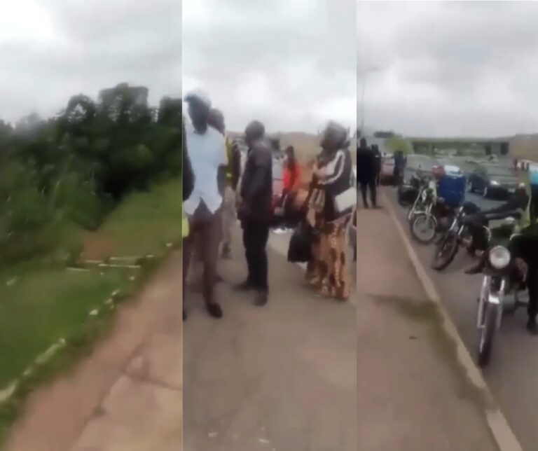 Abuja residents discover kidnappers’ hideout meters away from Force Hqtrs (Video)