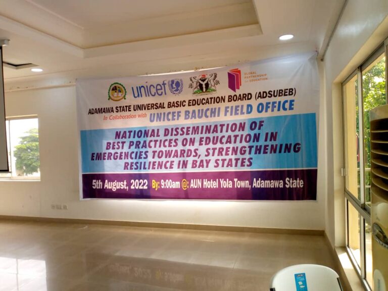 FGN lauds UNICEF for supporting Continuity of Qualitative Education in North-East