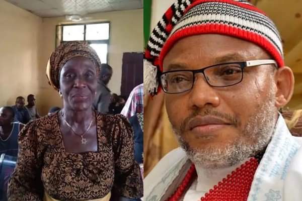 DSS releases Nnamdi Kanu’s foster mother, Mama Biafra