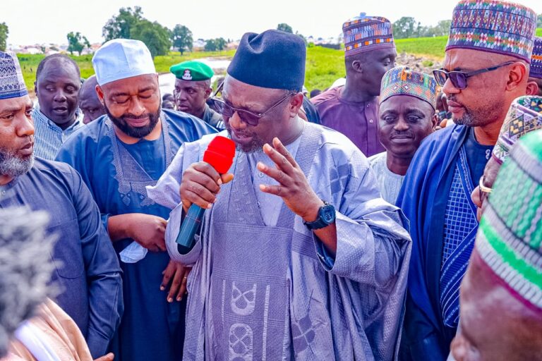 Flood: Gov. Sani Bello calls for demolition of structures on waterways (Photos)