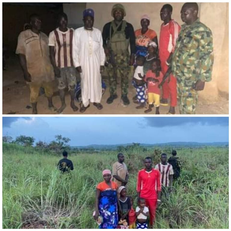 Troops rescue kidnapped mother, her four children and two others in Kaduna