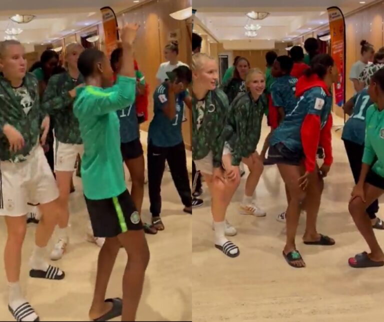 FIFA Under 17: Despite defeat, Germans dance with Flamingos after match (Video)