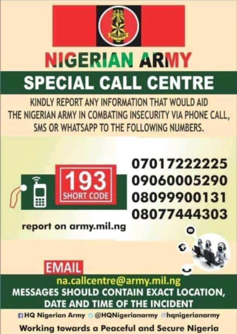 Nigerian Army solicits useful intel from citizens as DSS arrest terrorists in Abuja estate