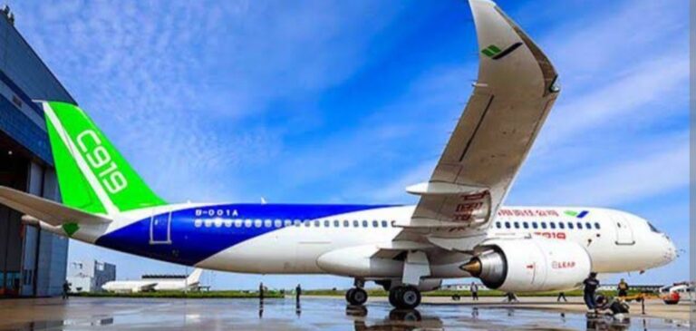 FGN mulls buying China’s new N42.8 billion C919 passenger jet for Nigeria Air