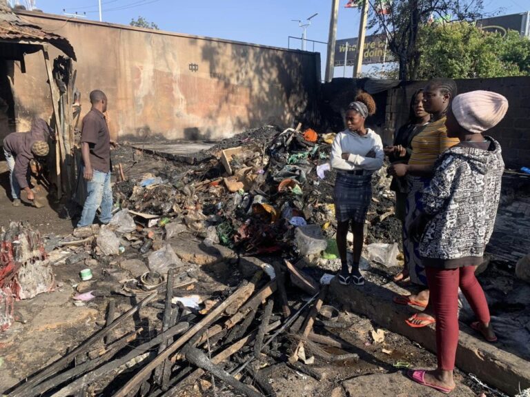 Passengers, motorists count losses as fire razes NTA park in Jos