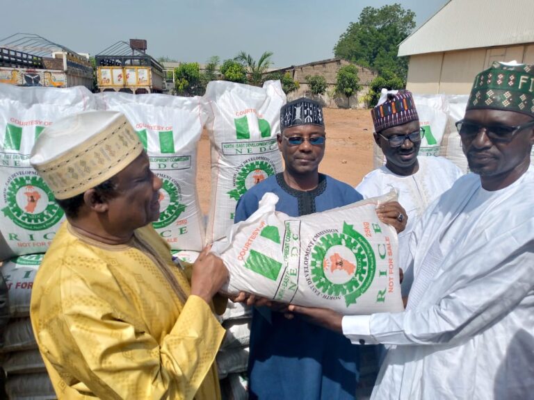 NEDC presents relief items to Adamawa gov’t for flood victims