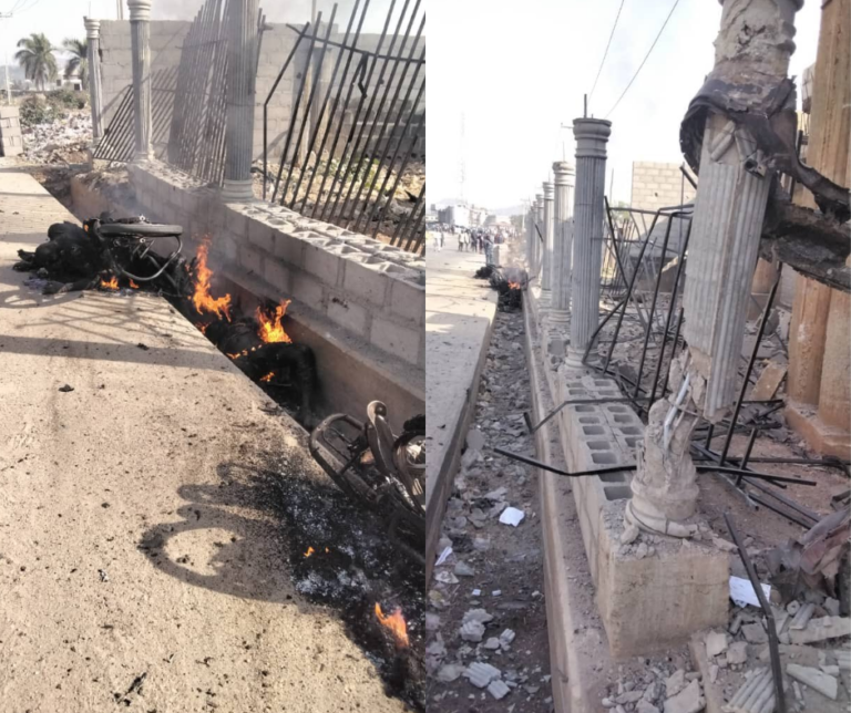 3 die as bomb explodes in palace of prominent Kogi monarch ahead of Buhari’s visit (Video & Photos)