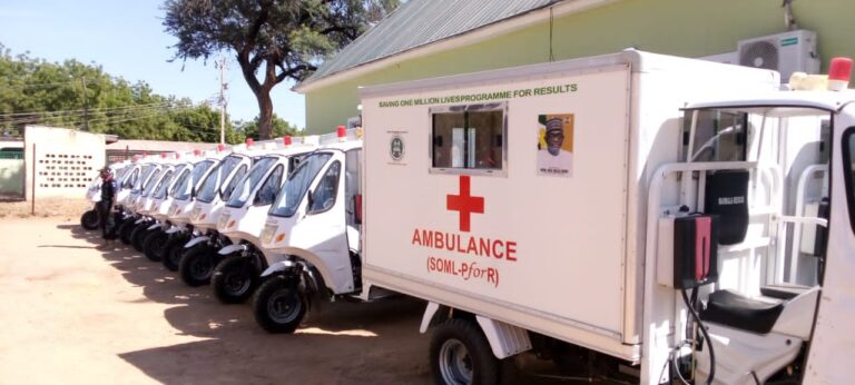 Gov. Buni commissions 138 Primary Healthcare Centres, 88 emergency tricycle ambulances