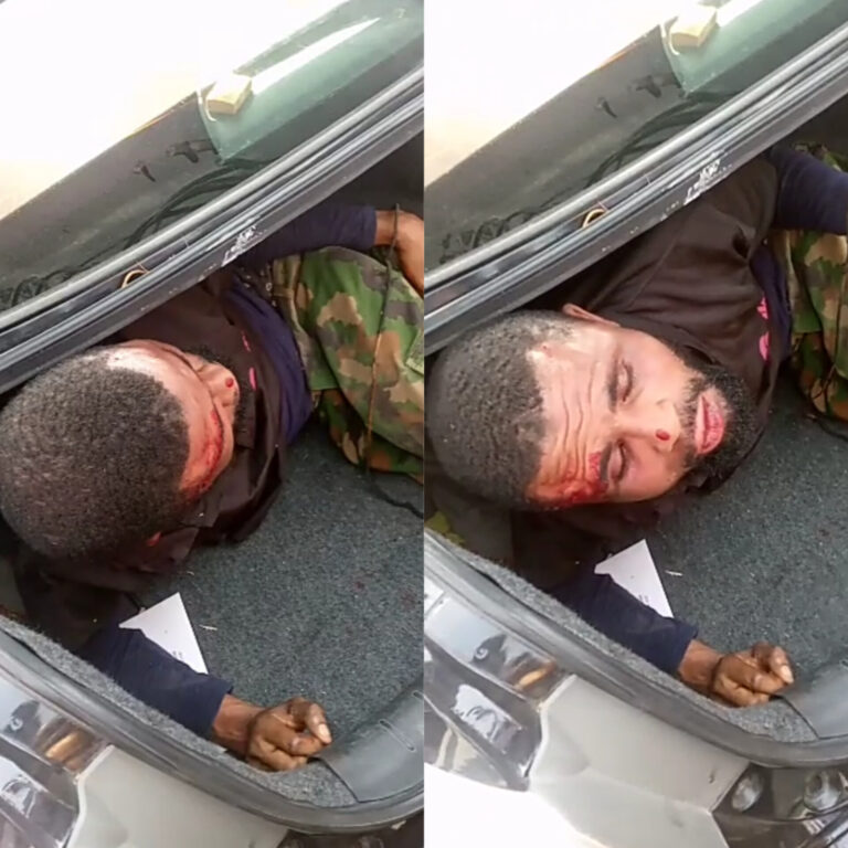 Air Force officer arrests fake soldier in Kuje, Abuja (Video)