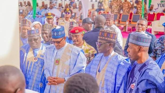 President Buhari lauds Gov. Buni for developmental projects in Yobe