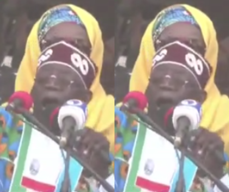 Tinubu wears toga of opposition, indicts Buhari’s govt, says he’ll win despite fuel hike, Naira change, scarcity (Video)