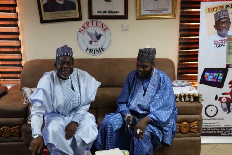 Sheikh Amb. Muhajjadina pays courtesy visit to Neptune Prime