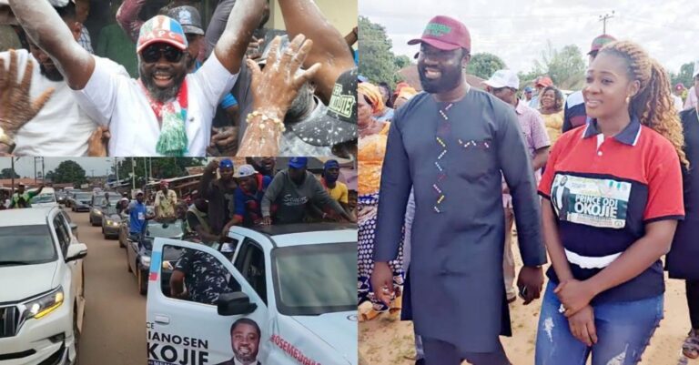 Actress Mercy Johnson’s husband, Prince Okojie wins Edo Reps’ seat