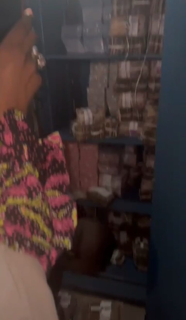 Bank hides new Naira notes in vault amidst scarcity (Video)