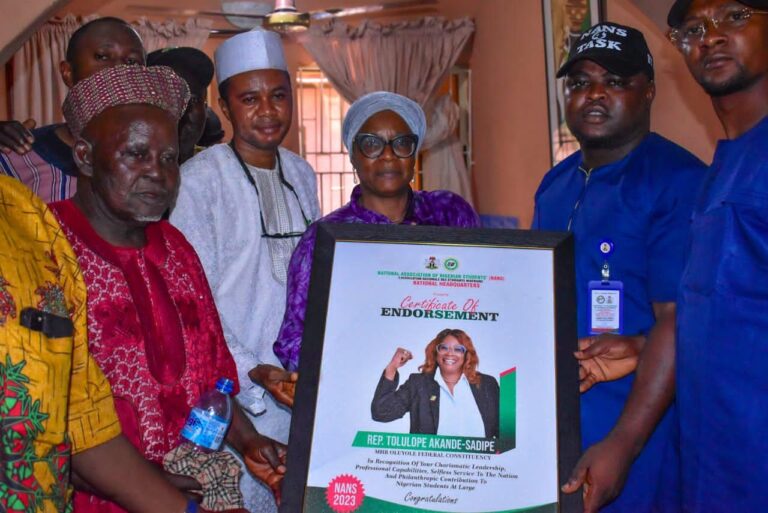 NASS Election: Students endorse Akande-Sadipe as preferred candidate for Oluyole Federal Constituency in Oyo