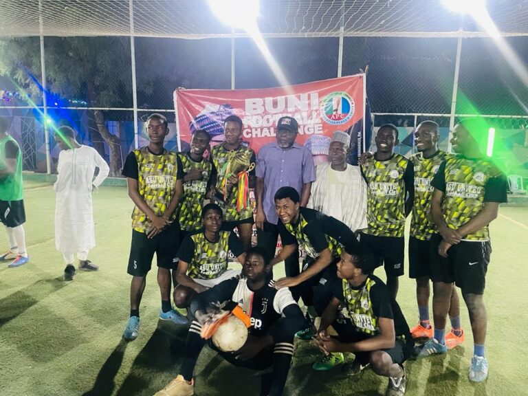 ASUU FC emerges victorious in the Buni Football Challenge, promoting unity and youth empowerment in Yobe State