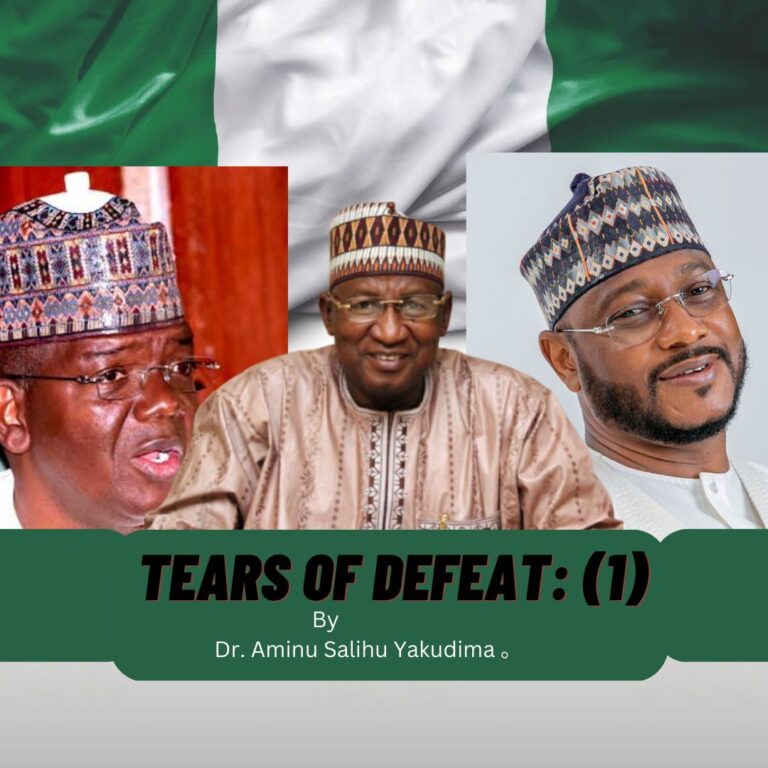 Tears of the defeat (1), by Dr. Aminu Salihu Yakudima