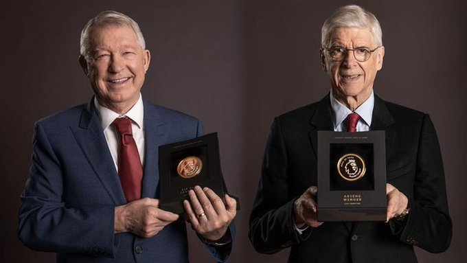 Ferguson, Wenger inducted into Premier League Hall of Fame