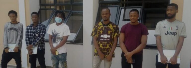 EFCC arrests six suspected internet fraudsters in Abuja