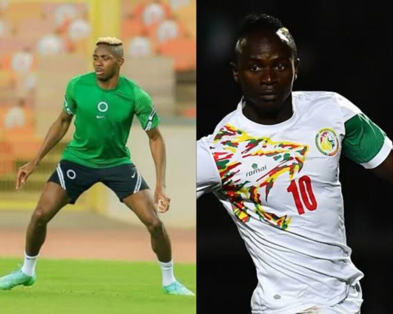 Osimhen, Mané top goal chart in AFCON 2023 qualifiers