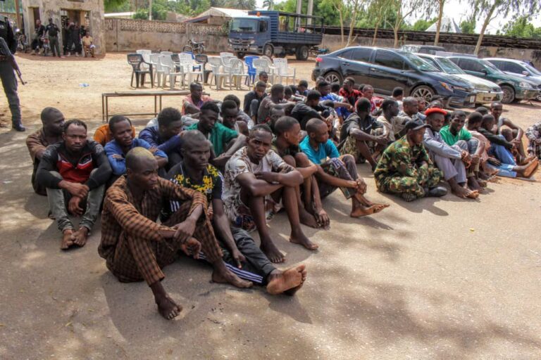 Kano police parade 96 apprehended criminals