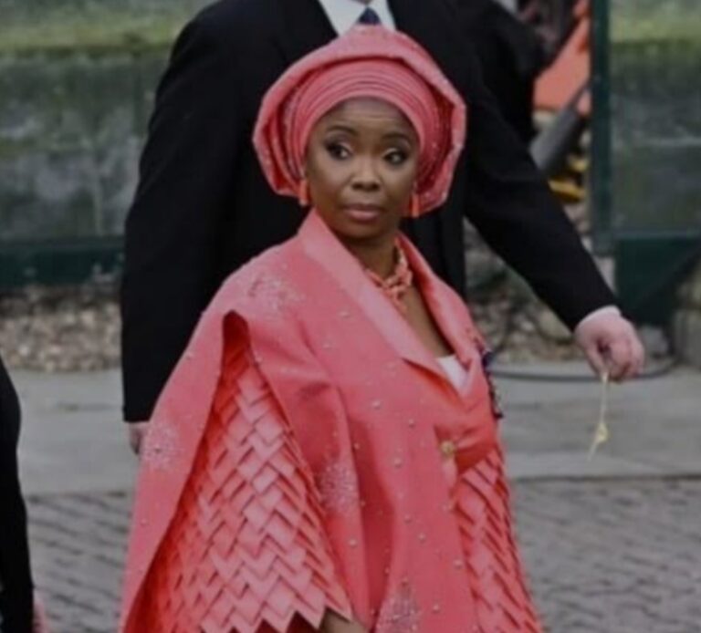 British-Nigerian aide Eva Omaghomi rocks gele at King Charles III’s coronation