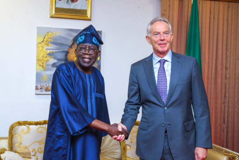 Tony Blair visits Tinubu, pledges support for incoming administration