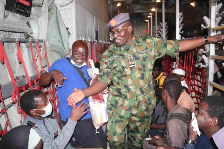 First batch of Nigerians in Sudan arrive Abuja International Airport