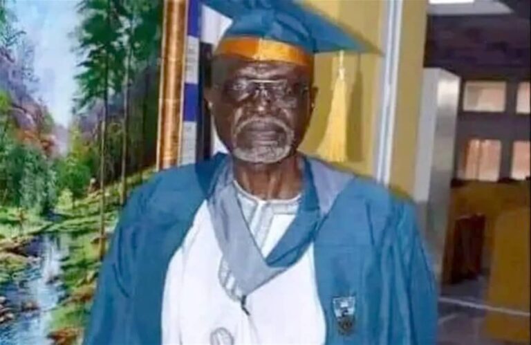 70-year-old former football coach graduates UniJos with first-class honours