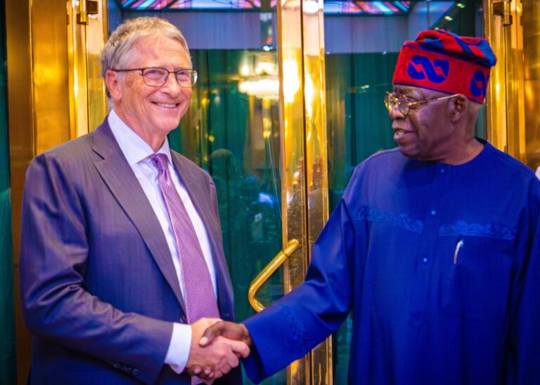 Do what you can to help developing countries, Tinubu tells Bill Gates