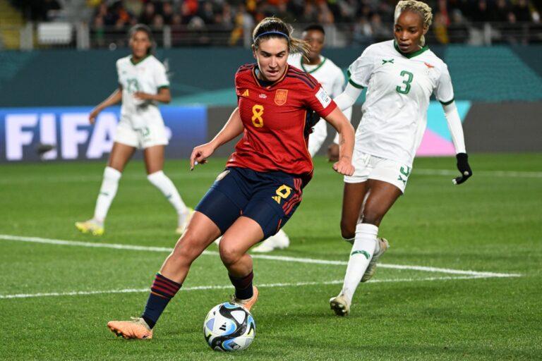 Spain cruises past Zambia 5-0 to tie with Japan in Group C