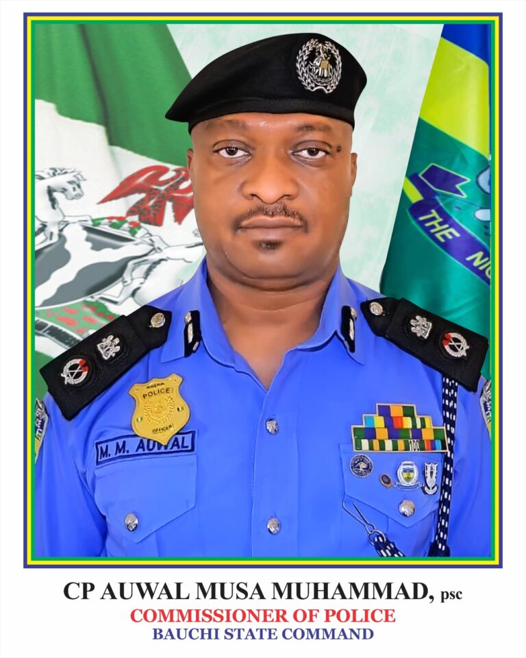 Bauchi welcomes new Commissioner of Police, CP Auwal Musa Muhammad