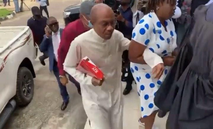 Suspended CBN Gov. Emefiele arraigned, pleads not guilty to illegal firearm charges (Video)