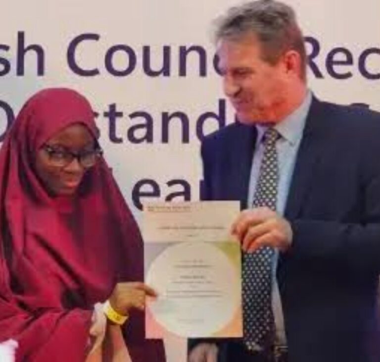 Nigerian student, Aisha Boladale, shines in Cambridge A’ Level Biology, wins British Council Award