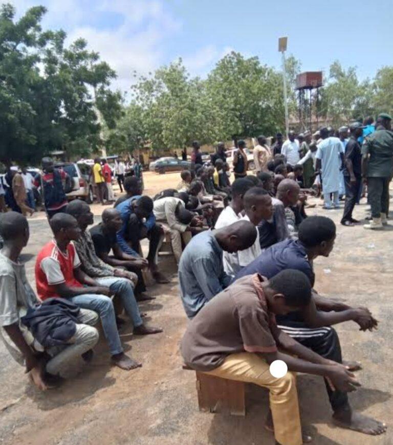 44 suspects caught in Adamawa warehouse heist