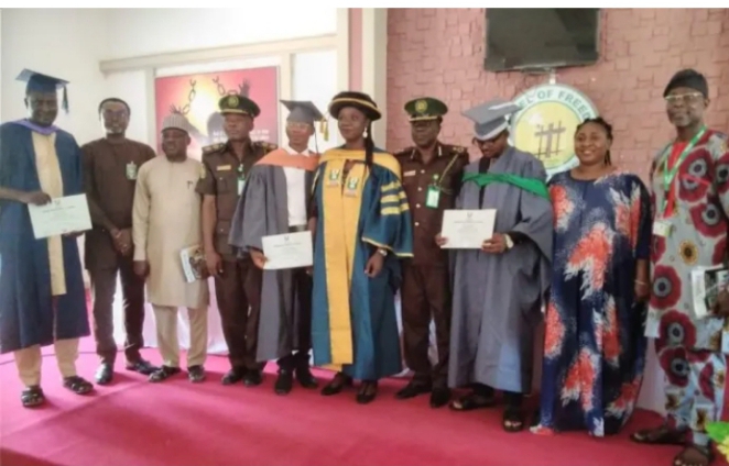 3 Kuje prison inmates bag degrees from National Open University of Nigeria